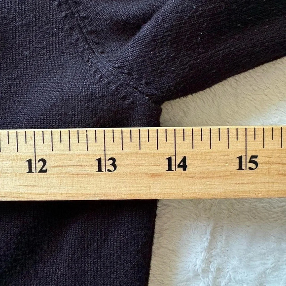 Y2K 2000s bebe Black Bodycon Turtleneck Mini Dress with Cold Shoulder - Picture 4 of 8